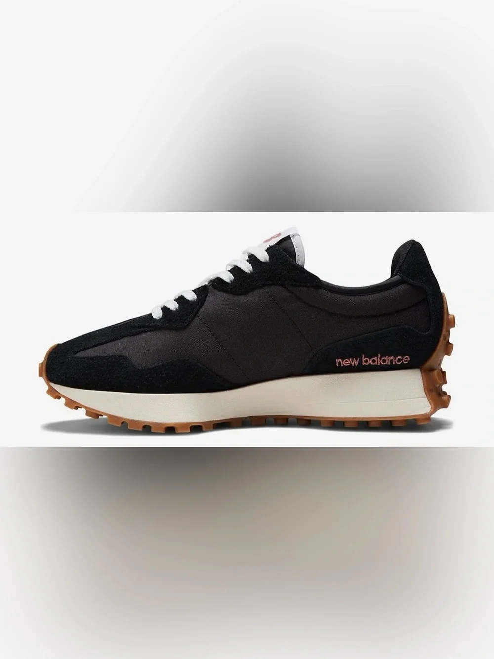 New Balance Women’s Black, White & Cream Retro Runner Sneaker